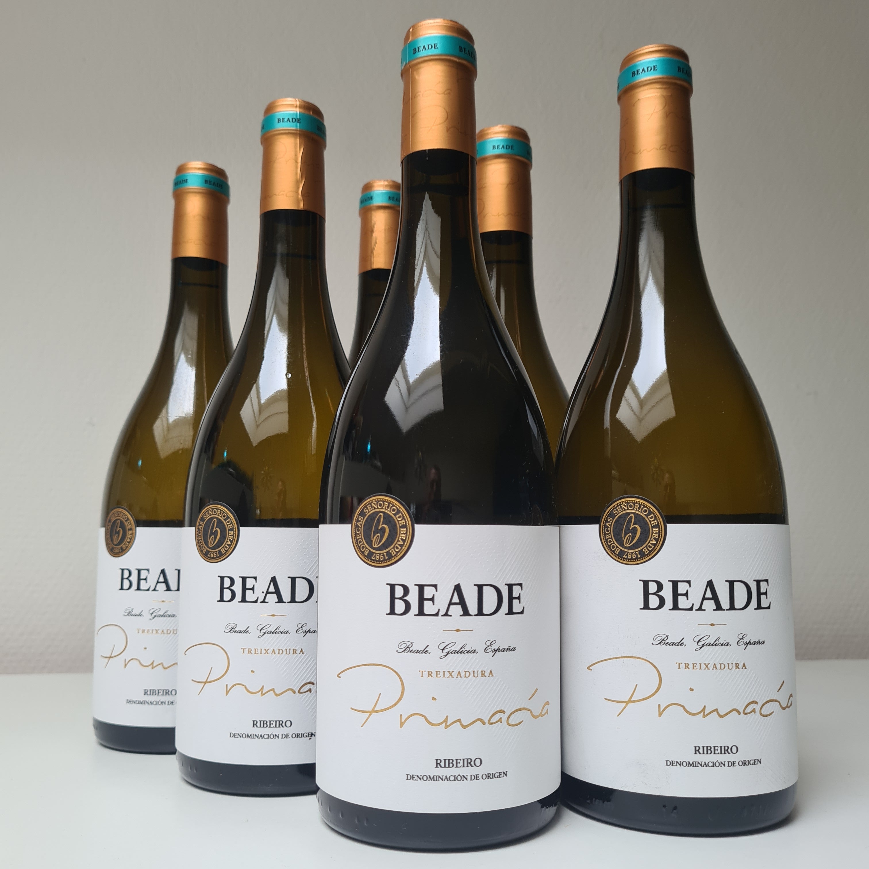 Wijndoos 6 flessen Wit :  Treixadura Beade Primacia Ribeiro Spanje
