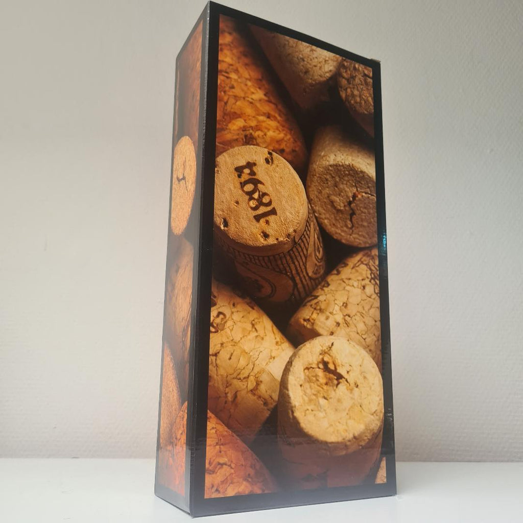 Wijngeschenkdoos met 1 fles wit & 1 fles rood uit Noord - Macedonië