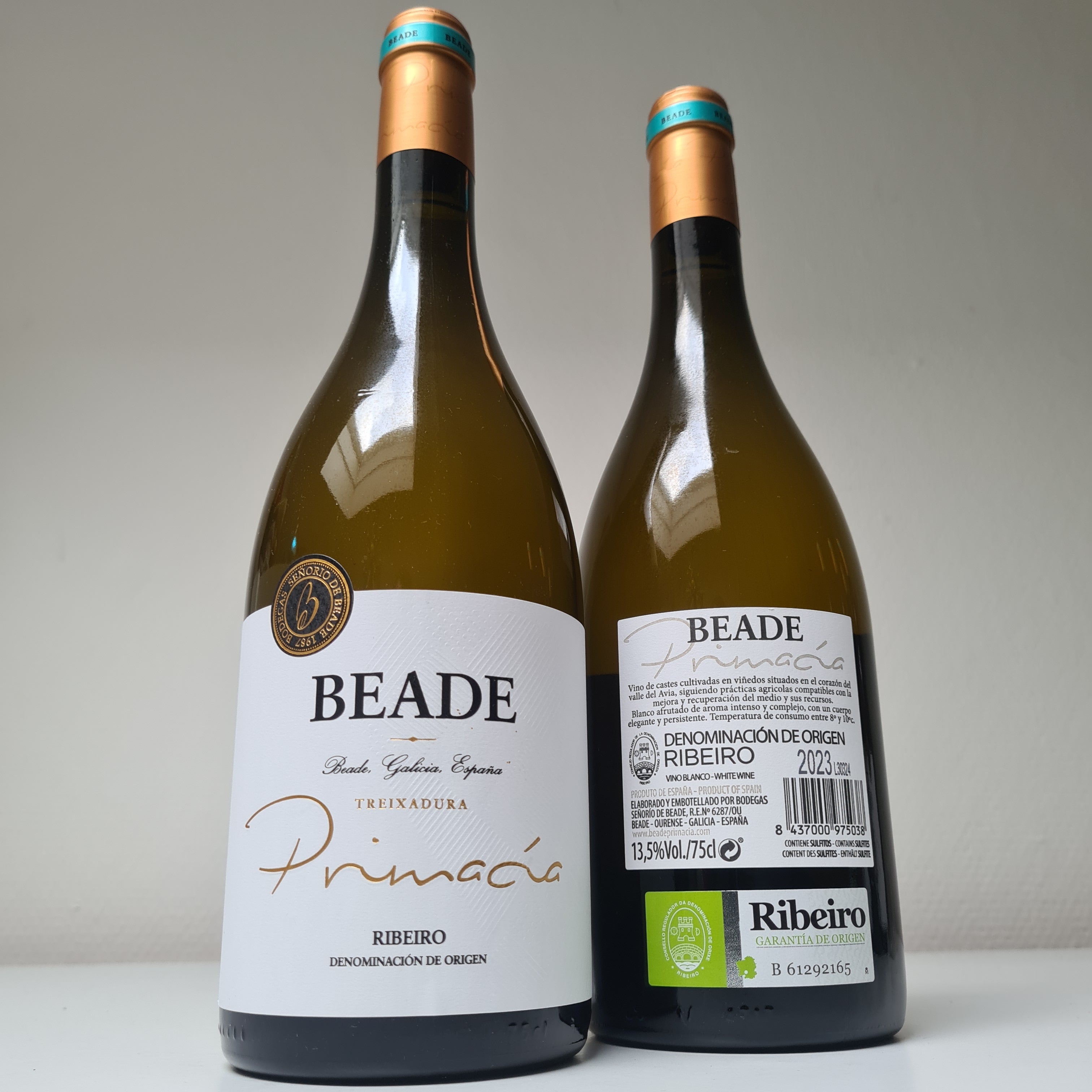 Wijndoos 6 flessen Wit :  Treixadura Beade Primacia Ribeiro Spanje